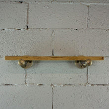 Load image into Gallery viewer, Industrial Vintage Wood Finish Wall Mounted Shelf