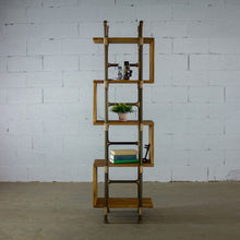 Load image into Gallery viewer, Modern Five Shelf Open Pipe Display Bookcase