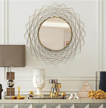 Load image into Gallery viewer, Aquila - Art Deco Iron Frame Mirror