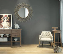 Load image into Gallery viewer, Aquila - Art Deco Iron Frame Mirror