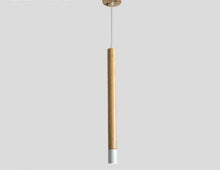 Load image into Gallery viewer, Ambrose - Modern Nordic Long Hanging Wood Light