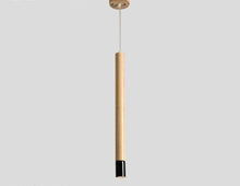 Load image into Gallery viewer, Ambrose - Modern Nordic Long Hanging Wood Light