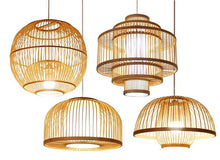 Load image into Gallery viewer, Calico - Bamboo Pendant Hanging Light