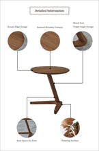 Load image into Gallery viewer, Claude - Vintage Wooden Round Coffee Table