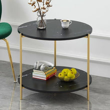 Load image into Gallery viewer, Adeline - Vintage Style Two-Layer Wooden Coffee Table