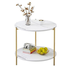 Load image into Gallery viewer, Adeline - Vintage Style Two-Layer Wooden Coffee Table