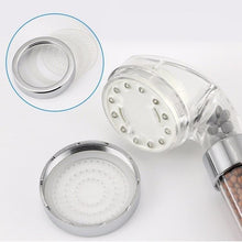Load image into Gallery viewer, 3 Color LED Temperature Sensor Shower Head