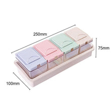 Load image into Gallery viewer, 4 Compartment Condiment Container