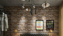 Load image into Gallery viewer, Carter - Rustic Vintage 3D Faux Brick Wallpaper Roll