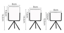 Load image into Gallery viewer, 3 Set Ceramic Flower Planters with Modern Stand