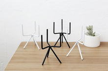 Load image into Gallery viewer, 3 Set Ceramic Flower Planters with Modern Stand