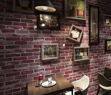Load image into Gallery viewer, Carter - Rustic Vintage 3D Faux Brick Wallpaper Roll