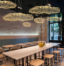 Load image into Gallery viewer, Amica - Modern Art Deco Star Light Dotted Cloud Lamps