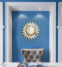 Load image into Gallery viewer, Amarilla - Iron Frame Sunflower Mirror