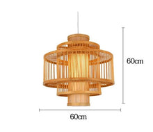 Load image into Gallery viewer, Calico - Bamboo Pendant Hanging Light