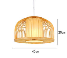 Load image into Gallery viewer, Calico - Bamboo Pendant Hanging Light