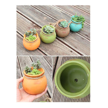 Load image into Gallery viewer, 4 Piece Ceramic Wall Mount Planter Pot