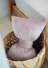 Load image into Gallery viewer, Aria - Bow Knot Neck Support Velvet Pillow