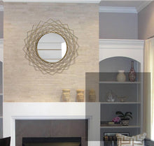 Load image into Gallery viewer, Aquila - Art Deco Iron Frame Mirror
