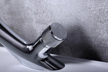 Load image into Gallery viewer, Annetta - Modern Chrome Plated Solid Brass Waterfall Spout Bathroom Faucet
