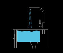 Load image into Gallery viewer, Ari - Black Nano Antibacterial Stainless Steel Double Bowl Kitchen SInk
