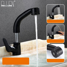 Load image into Gallery viewer, Berta - Pull Out Chrome Finish Bathroom Sink Faucet
