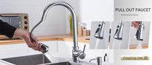 Load image into Gallery viewer, Berta - Pull Out Chrome Finish Bathroom Sink Faucet
