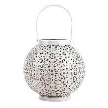 Load image into Gallery viewer, Bode - Round Solar Hanging Shadow Cast Lantern
