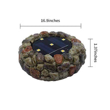 Load image into Gallery viewer, Cobblestone Solar LED Light
