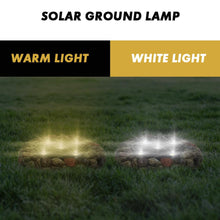 Load image into Gallery viewer, Cobblestone Solar LED Light
