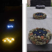 Load image into Gallery viewer, Cobblestone Solar LED Light
