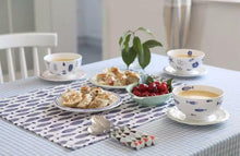 Load image into Gallery viewer, Amphitrite - Set of 6 Blue &amp; White Mediterranean Napkins
