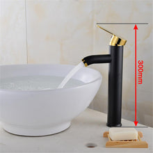 Load image into Gallery viewer, Black Matte Finish Stainless Steel Faucet
