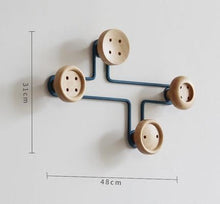 Load image into Gallery viewer, Aro - Modern Nordic Button Coat Rack
