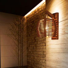 Load image into Gallery viewer, Cassia - Wooden Lantern Lamp
