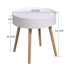 Load image into Gallery viewer, Carson - Modern Nordic Storage Round Side Table
