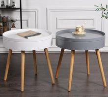 Load image into Gallery viewer, Carson - Modern Nordic Storage Round Side Table

