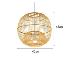 Load image into Gallery viewer, Calico - Bamboo Pendant Hanging Light
