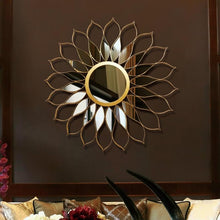 Load image into Gallery viewer, Amarilla - Iron Frame Sunflower Mirror
