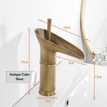 Load image into Gallery viewer, Clifton - Elegant Single Handle Waterfall Bathroom Faucet
