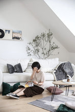 Load image into Gallery viewer, Aria - Bow Knot Neck Support Velvet Pillow

